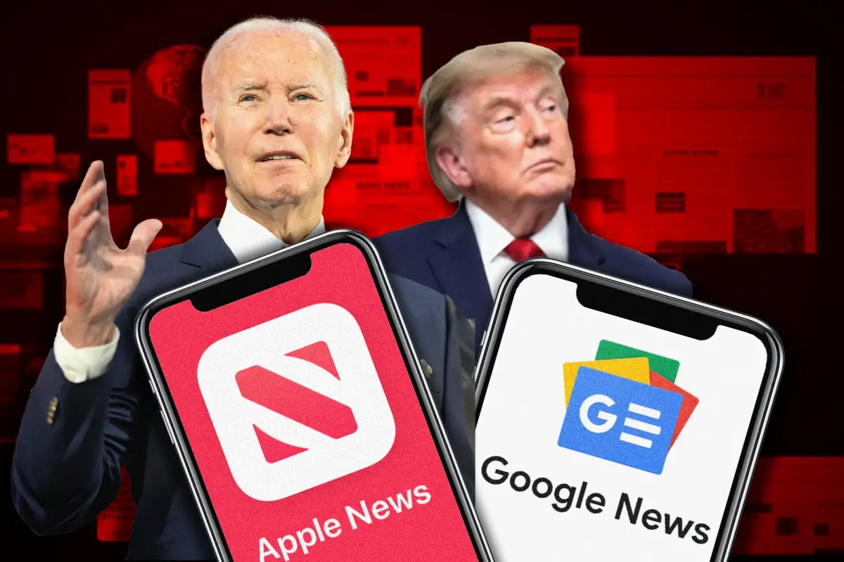 Exclusive | Apple News, Google promote outlets that endorse Dem presidential candidates — while shutting out Republicans: study