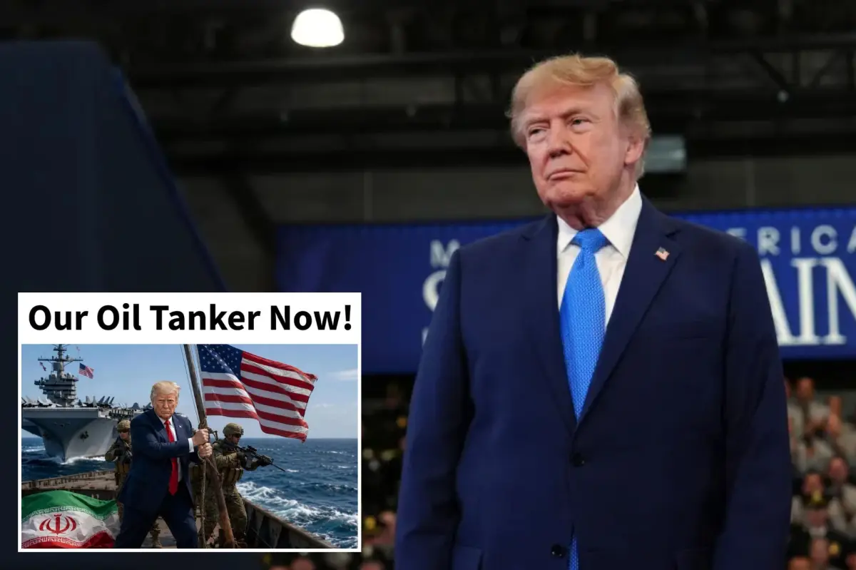 Trump posts AI image of himself seizing Iranian-flagged tanker — as tension escalates in Strait of Hormuz