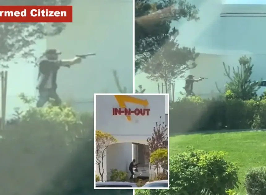 Hero armed citizen opened fire on Idaho In-N-Out gunman, tried to stop shooting that left 2 dead, 7 wounded: harrowing video