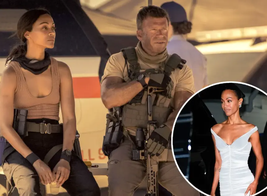 Zoe Saldaña says Taylor Sheridan gives stars two choices: ‘Make sure that you don’t f–k up… or you quit’
