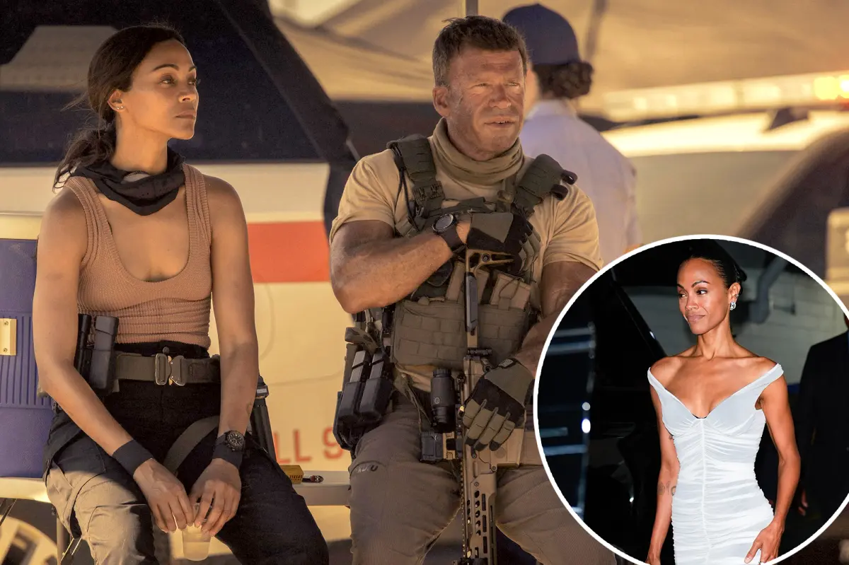 Zoe Saldaña says Taylor Sheridan gives stars two choices: ‘Make sure that you don’t f–k up… or you quit’