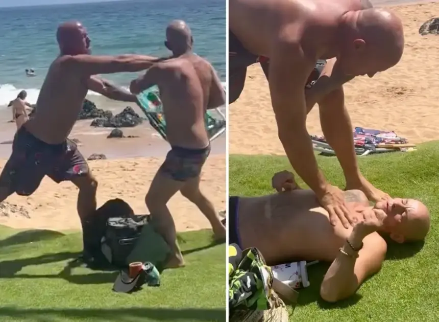 Brutal karma for Dem congress candidate blasting music on packed tropical beach