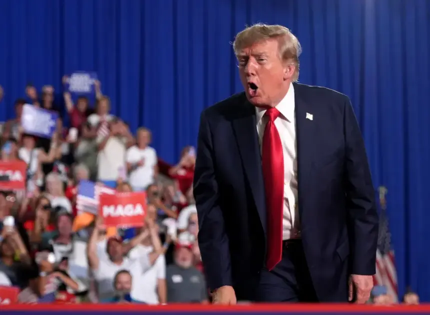 Trump fires back after protester interrupts Myrtle Beach rally for Darline Graham: ‘Mom is voting for us’
