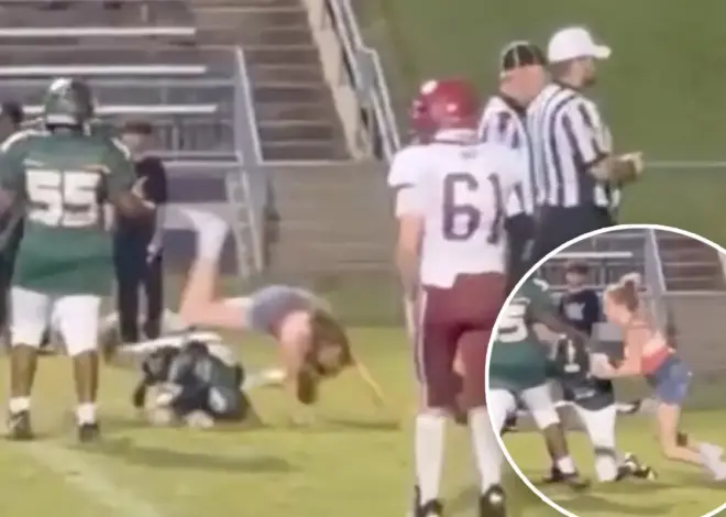 16-year-old girl faces charges after storming field, tackling middle school football player