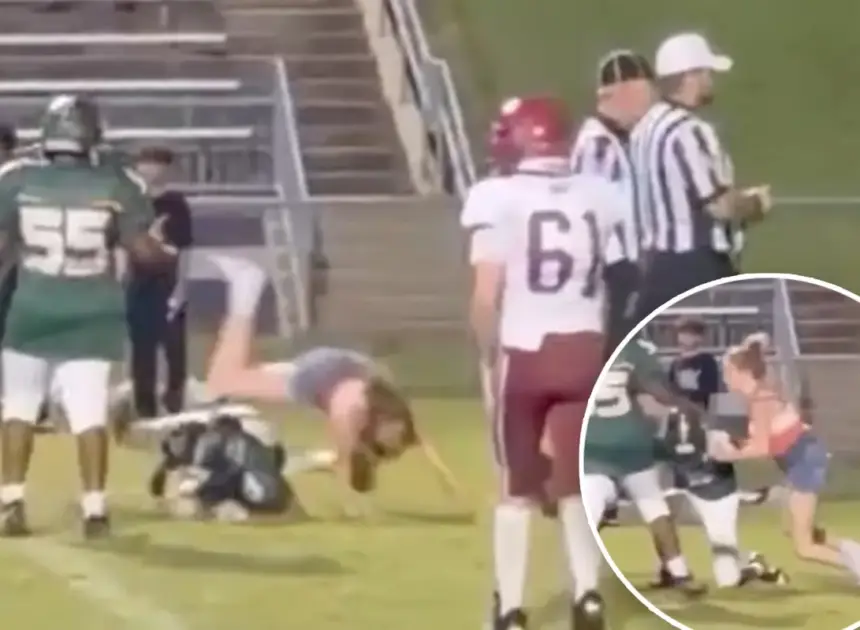 16-year-old girl faces charges after storming field, tackling middle school football player