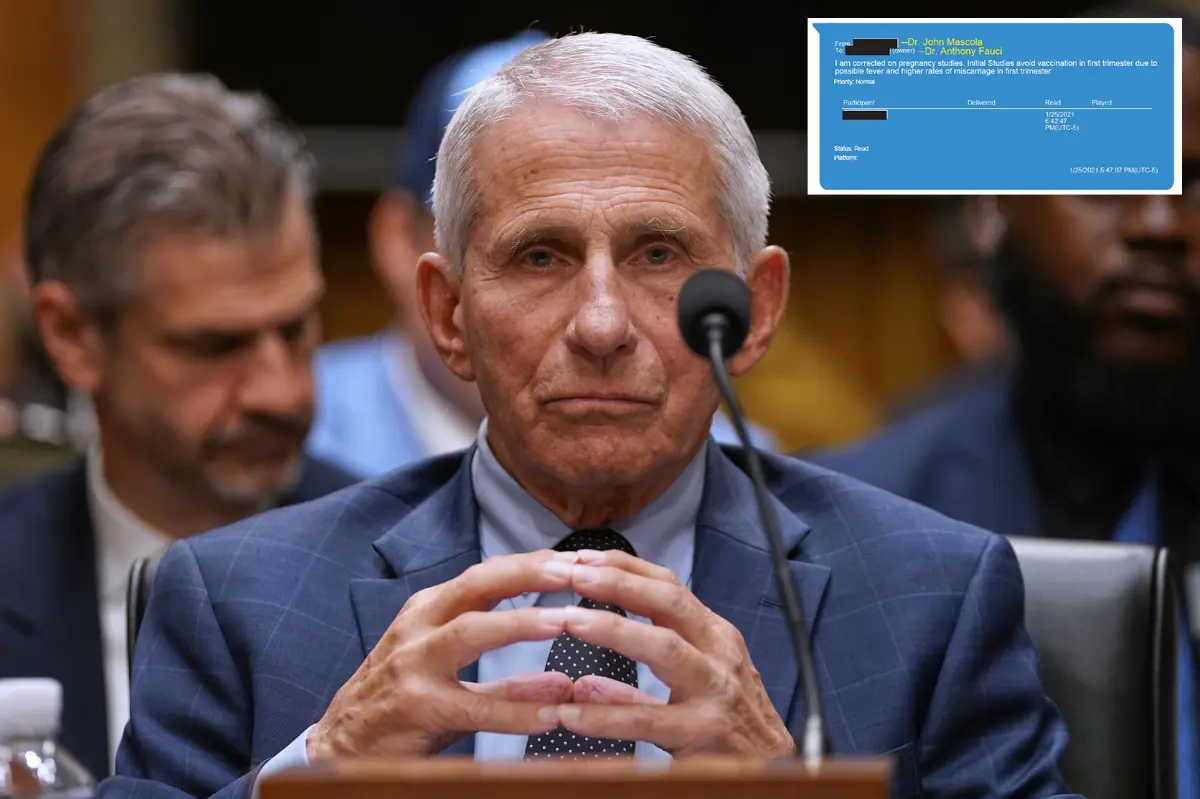 Fauci was privately informed about questions over COVID-19 vaccines and miscarriages, new texts show