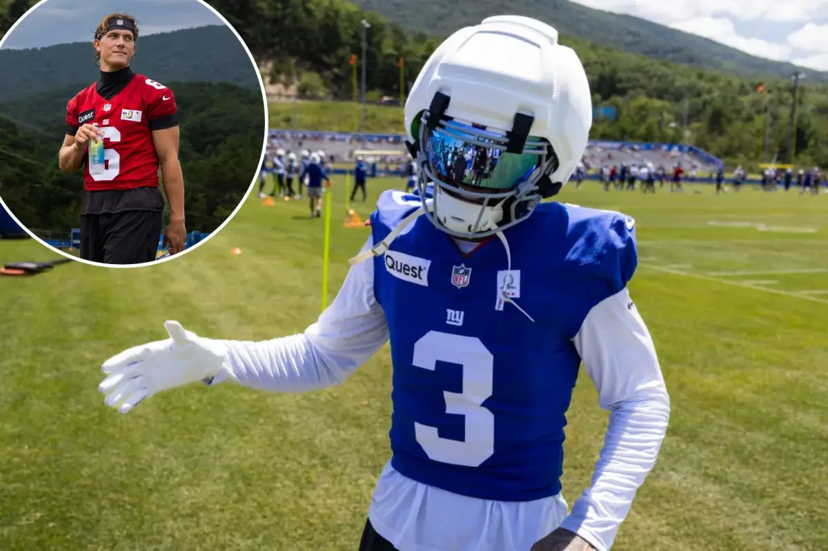 Giants’ Odell Beckham Jr. shows off vintage form as Jaxson Dart deals tough day