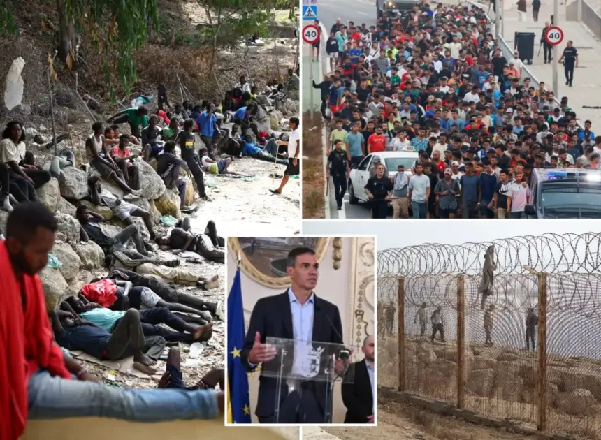 Socialist Spanish PM blasts Giorgia Meloni over restored border controls after Ceuta surge, demands emergency meeting