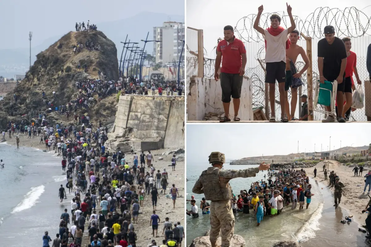 Ceuta border storming death toll reaches 72 after 50K migrants attempt to enter Spanish enclave