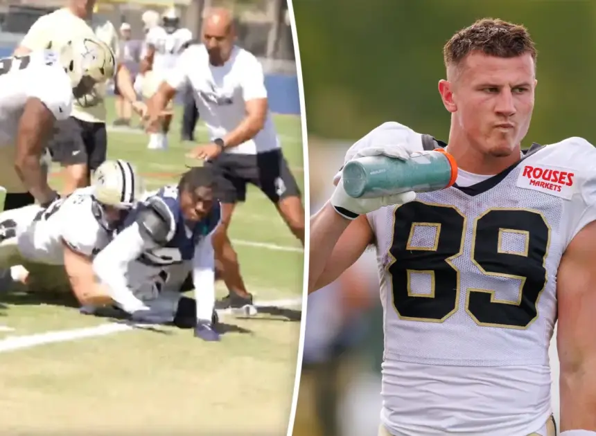 Saints-Cowboys practice descends into chaos with multiple brawls — with ex-WWE star’s son in middle of it