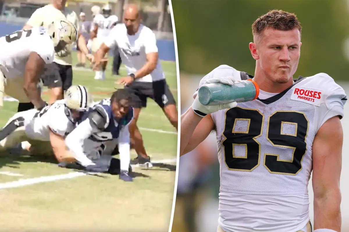 Saints-Cowboys practice descends into chaos with multiple brawls — with ex-WWE star’s son in middle of it