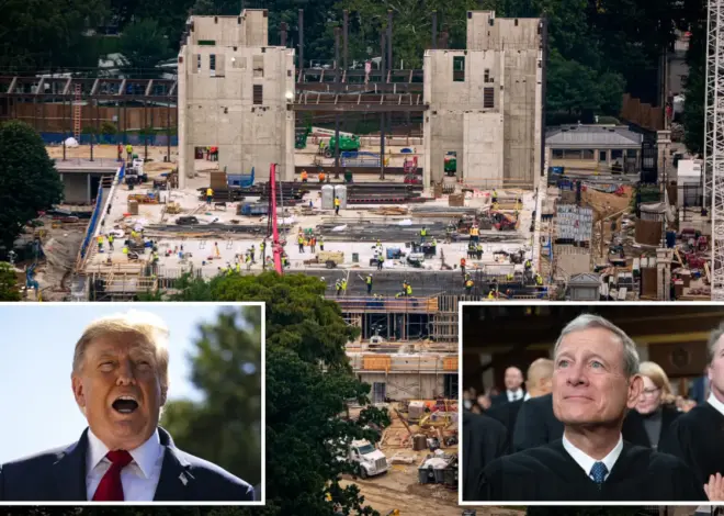Work on Trump White House ballroom can continue, Supreme Court Chief Justice John Roberts rules