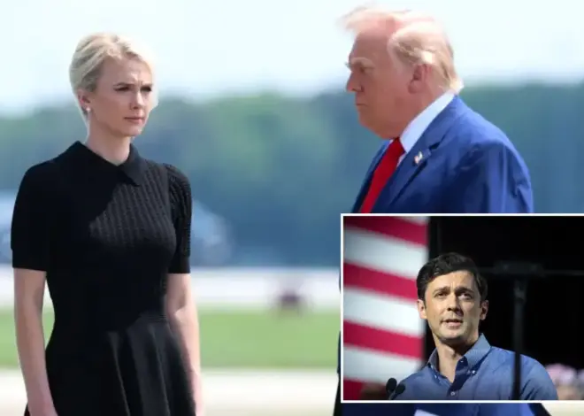 White House officials slam ‘Jon Jerkoff’ Ossoff after Dem senator’s dig at Trump’s ‘travel with Natalie’ Harp 