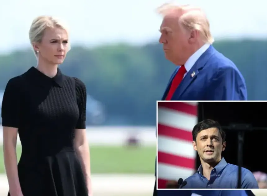 White House officials slam ‘Jon Jerkoff’ Ossoff after Dem senator’s dig at Trump’s ‘travel with Natalie’ Harp 