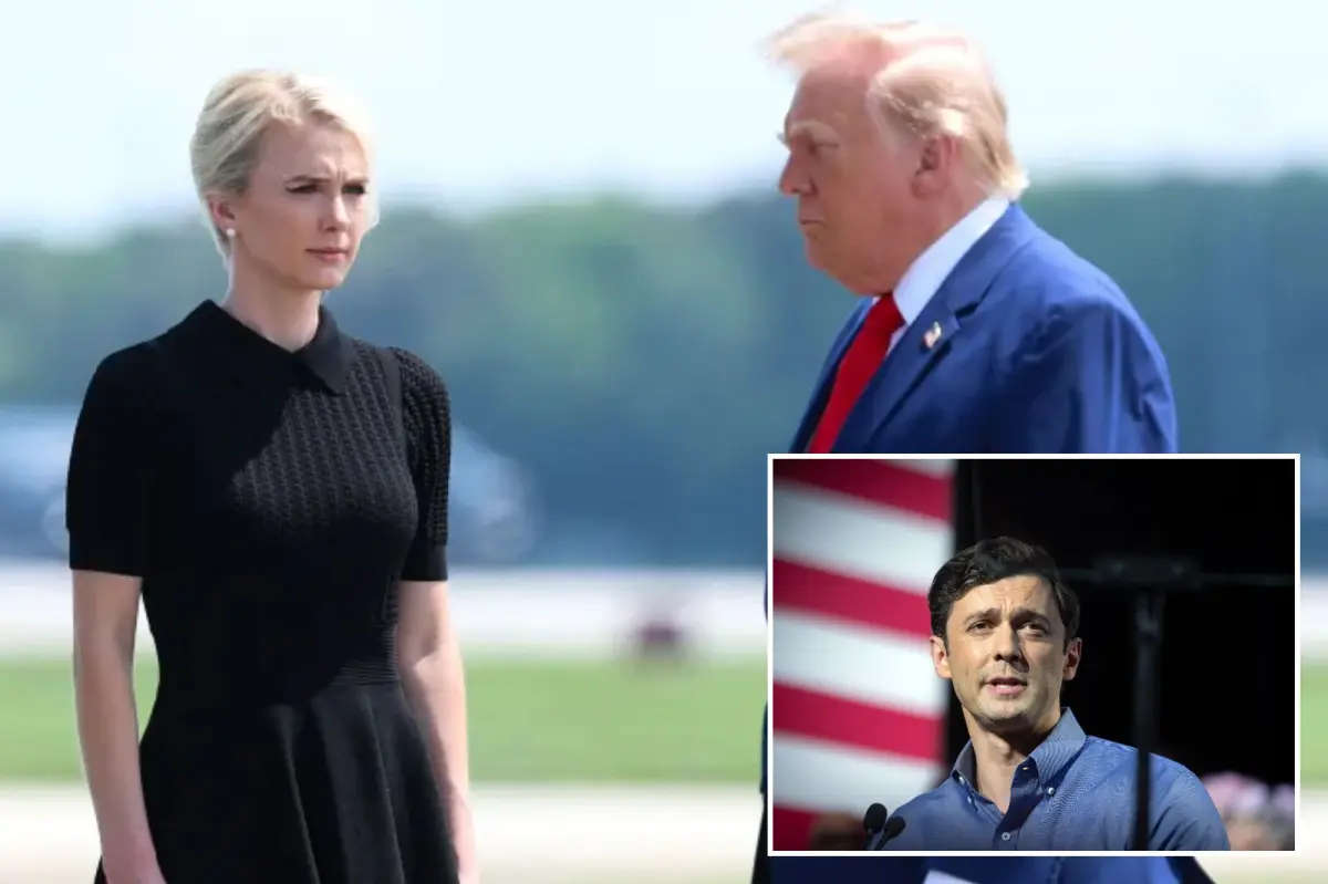 White House officials slam ‘Jon Jerkoff’ Ossoff after Dem senator’s dig at Trump’s ‘travel with Natalie’ Harp 