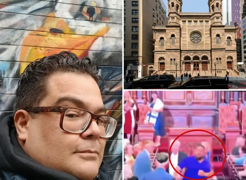 Hateful lunatic who attacked NYC synagogue allegedly told cops Jewish congregants were ‘swine’ as he’s held on bail