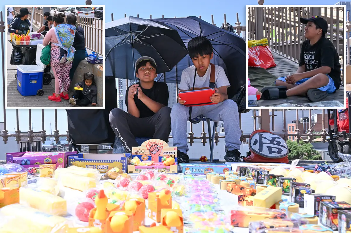 Kids as young as 11 among the illegal vendors swarming Brooklyn Bridge: ‘They are everywhere’