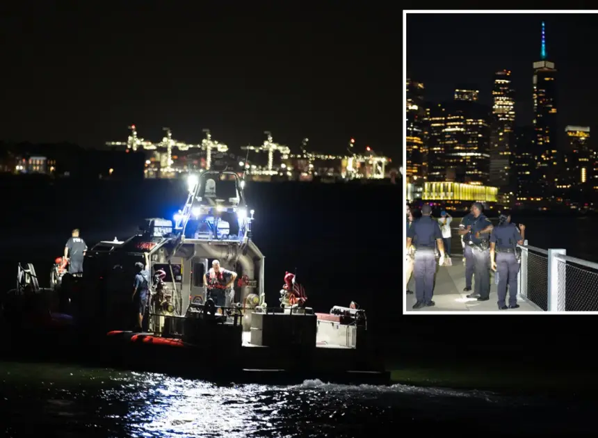 Two dead, including an infant, after boat capsized off Liberty Island coast; 12 people rescued from water