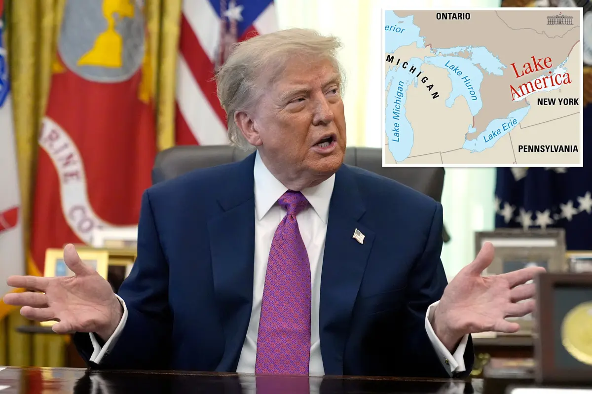 Trump signs executive order renaming Lake Ontario to Lake America ‘effective immediately’ — in jab to ‘nasty’ Canada