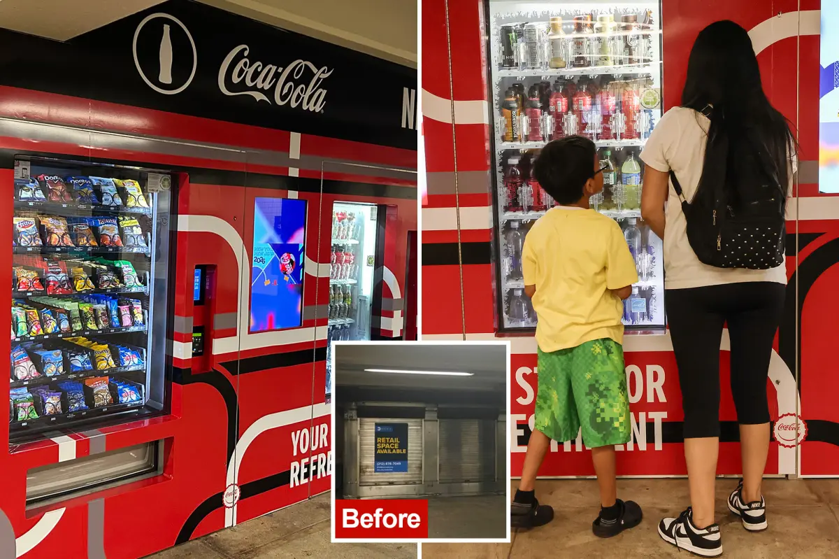 Vending machines installed in NYC subways as straphangers mourn human-manned newsstands
