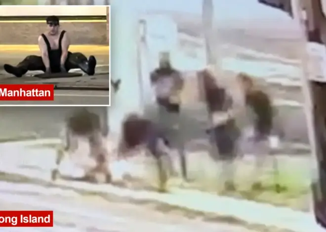 Five Long Island ‘mole people’ seen crawling into manhole — week after headlamp-wearing trio emerged in NYC