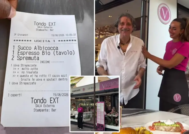 ‘Still in shock’: Tourist appalled at server’s disgusting note on breakfast bill after making a simple request