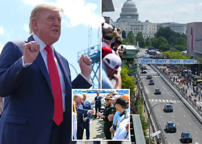 Trump takes first lap at Freedom 250 Grand Prix and Washington, DC