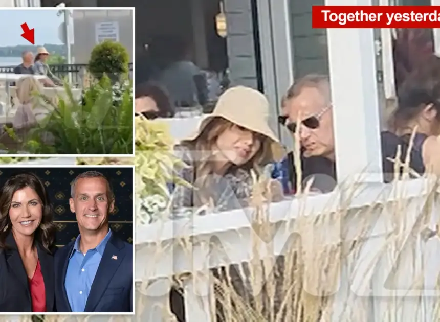 Canoodling Kristi Noem and Corey Lewandowski spotted in public together after she finally dumped cross-dressing hubby