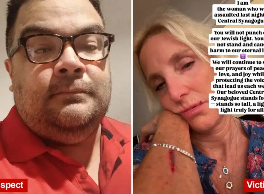 NYC synagogue attack victim punches back at unhinged assailant: ‘We will continue to sing’