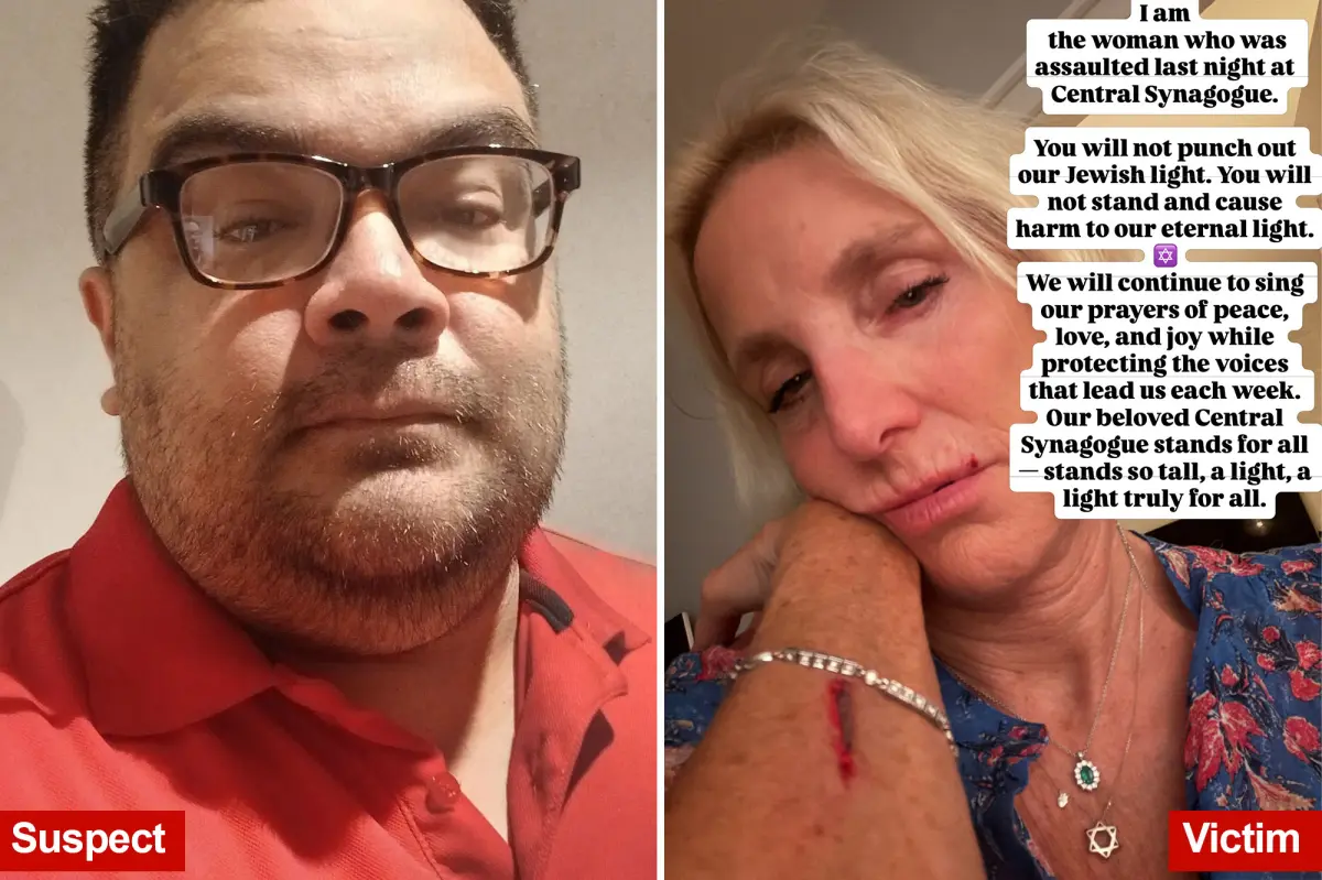 NYC synagogue attack victim punches back at unhinged assailant: ‘We will continue to sing’