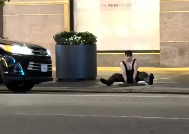 New video shows trio of headlamp-wearing ‘mole people’ emerge from NYC manhole near Penn Station