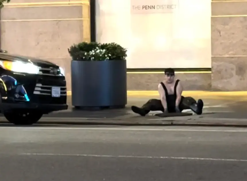 New video shows trio of headlamp-wearing ‘mole people’ emerge from NYC manhole near Penn Station