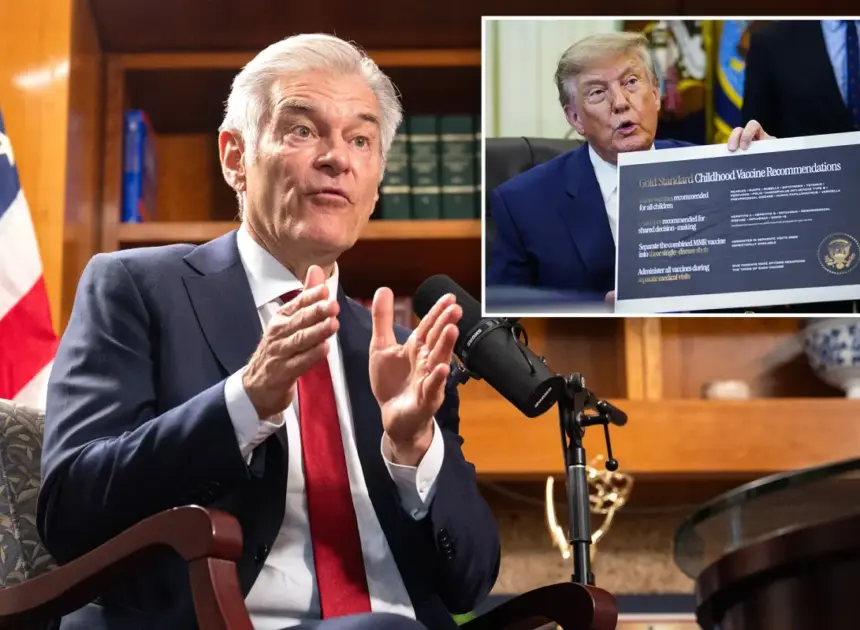 Dr. Oz clarifies the MMR vaccine is ‘not lethal’ after Trump suggested it could be
