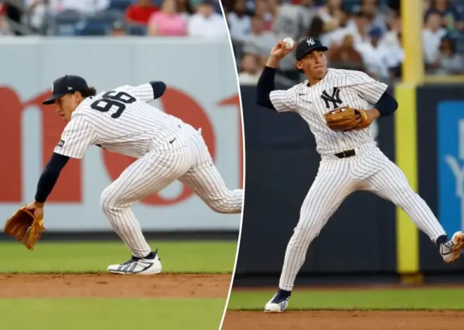 George Lombard Jr.’s Yankees debut comes with slick double play