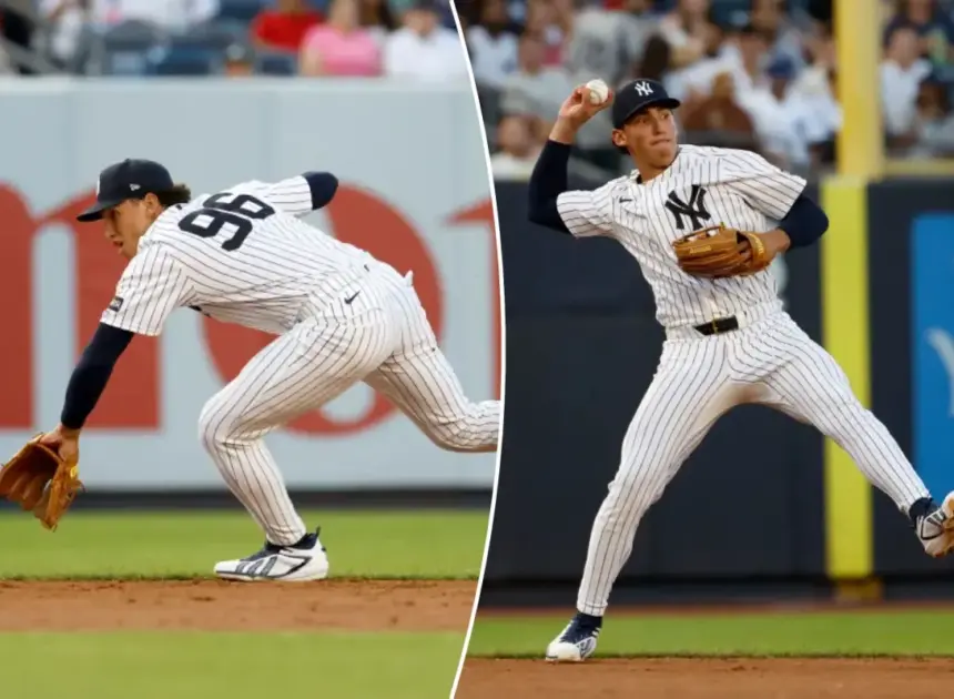 George Lombard Jr.’s Yankees debut comes with slick double play