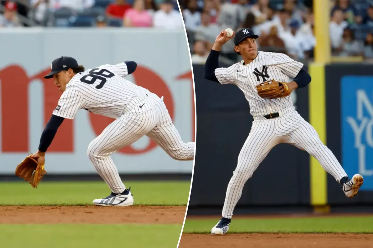 George Lombard Jr.’s Yankees debut comes with slick double play