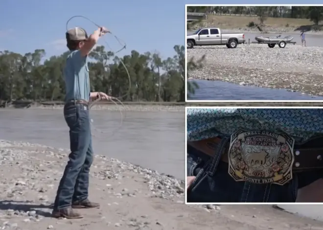 Montana boy, 14, uses rodeo lasso to rescue man drowning in Yellowstone River: ‘Go get him’