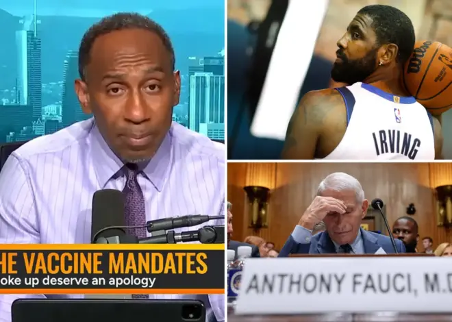 Stephen A. Smith offers surprising apology to Kyrie Irving about COVID vaccine after watching Fauci hearing