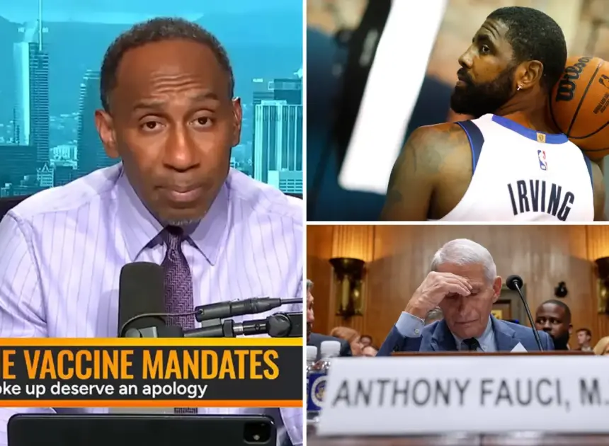 Stephen A. Smith offers surprising apology to Kyrie Irving about COVID vaccine after watching Fauci hearing