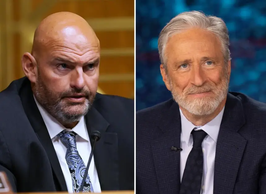 Jon Stewart, Sen. Fetterman clash over Israel ‘red line’: ‘That is not our country’