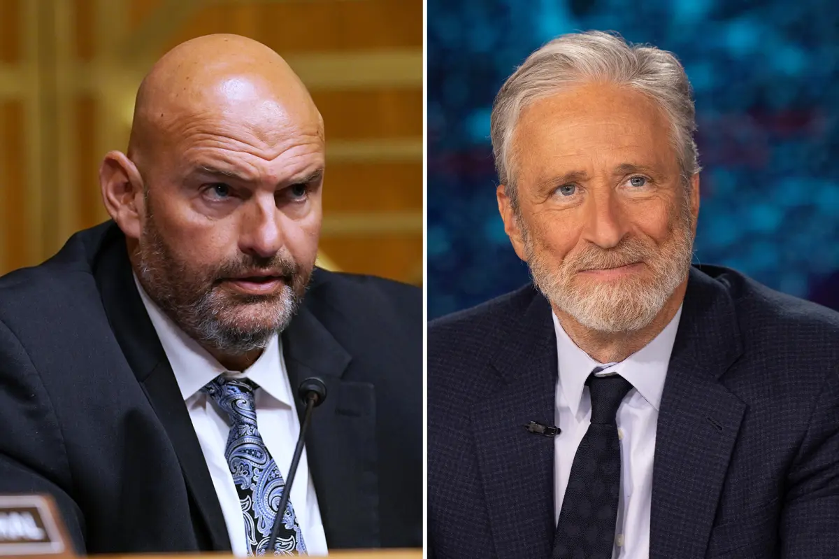 Jon Stewart, Sen. Fetterman clash over Israel ‘red line’: ‘That is not our country’