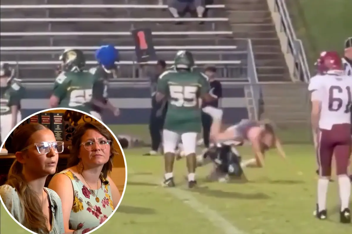Tennessee teen says she tackled middle school football player to protect her brother during game