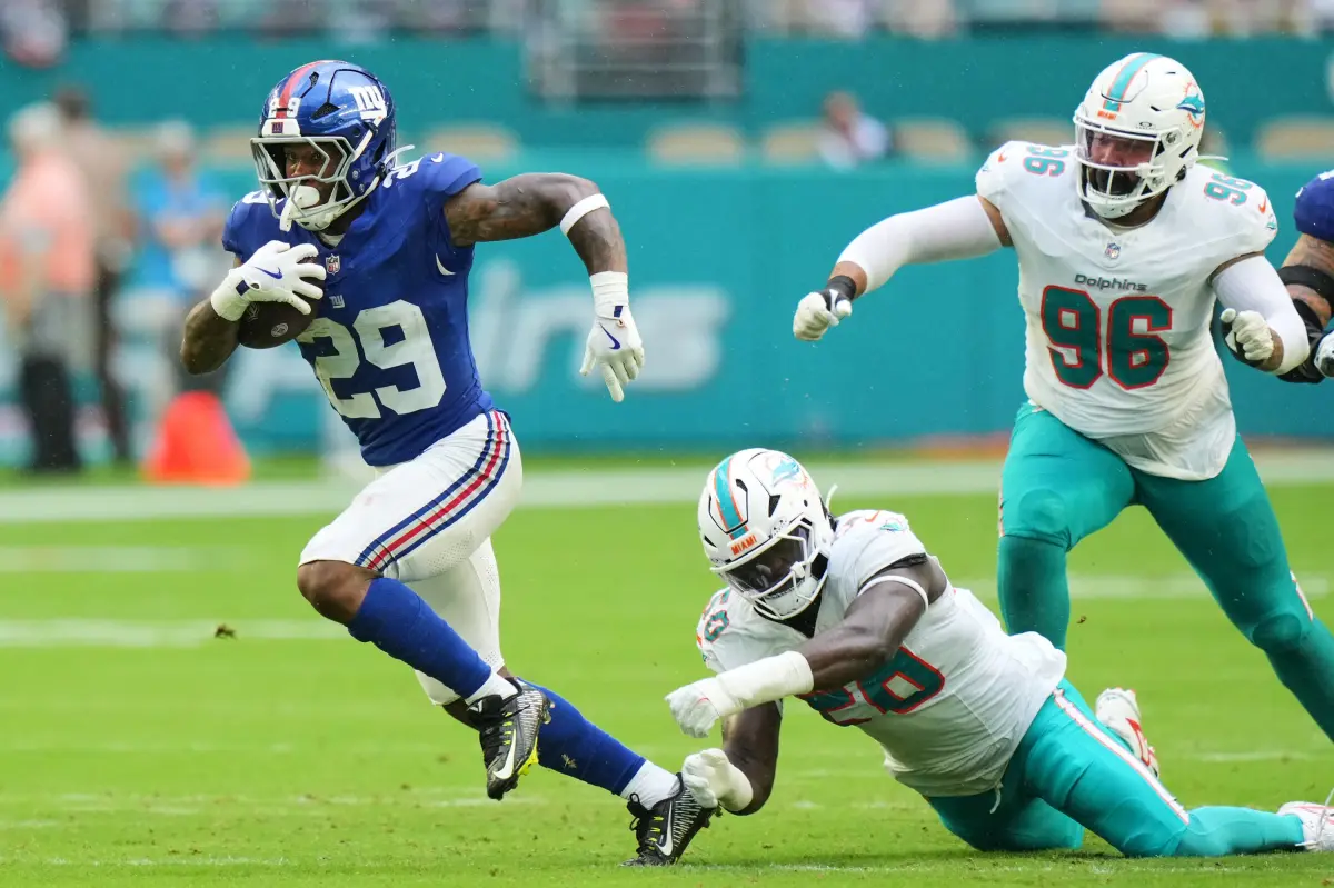 Tyrone Tracy’s woes continue in Giants’ preseason win over Dolphins