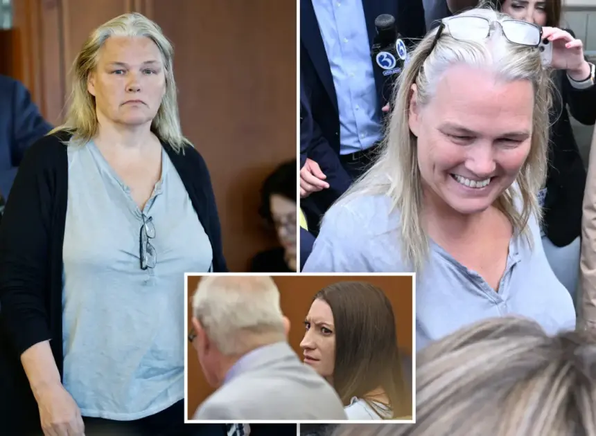 ‘Crime junkie’ all smiles leaving court after allegedly filming jurors at Lindsay Clancy trial