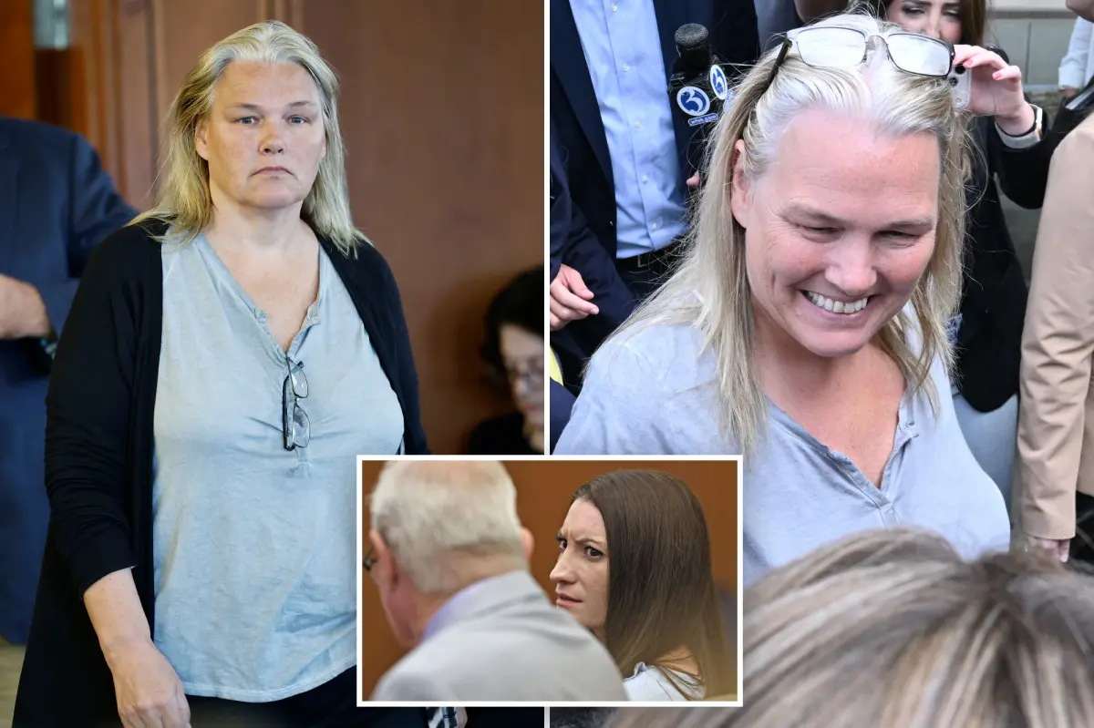 ‘Crime junkie’ all smiles leaving court after allegedly filming jurors at Lindsay Clancy trial