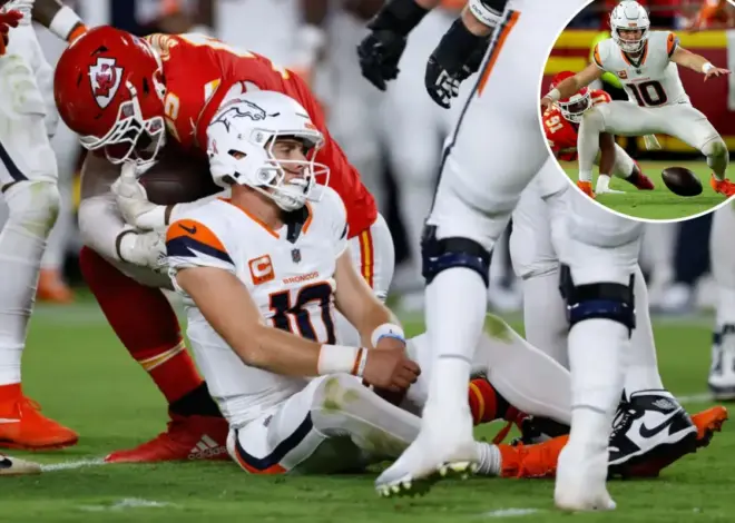Bo Nix was absolutely awful in injury return in Broncos’ blowout ‘MNF’ loss