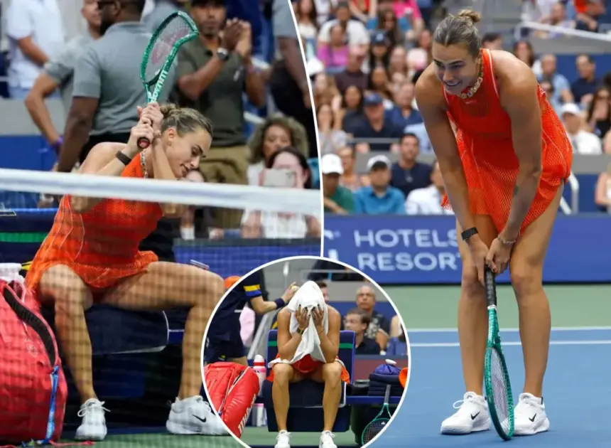 Aryna Sabalenka destroys racket in wild meltdown after losing US Open final