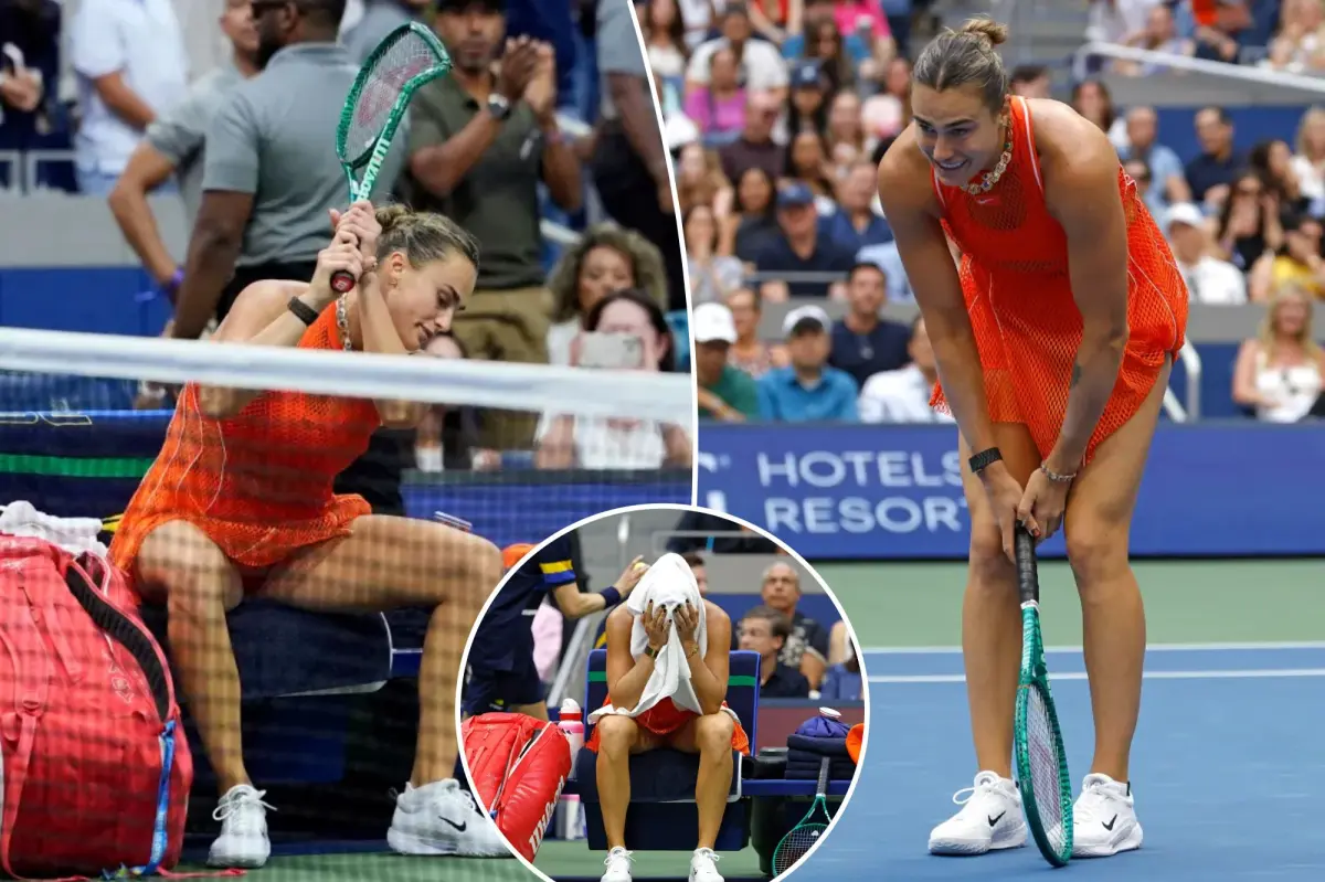 Aryna Sabalenka destroys racket in wild meltdown after losing US Open final