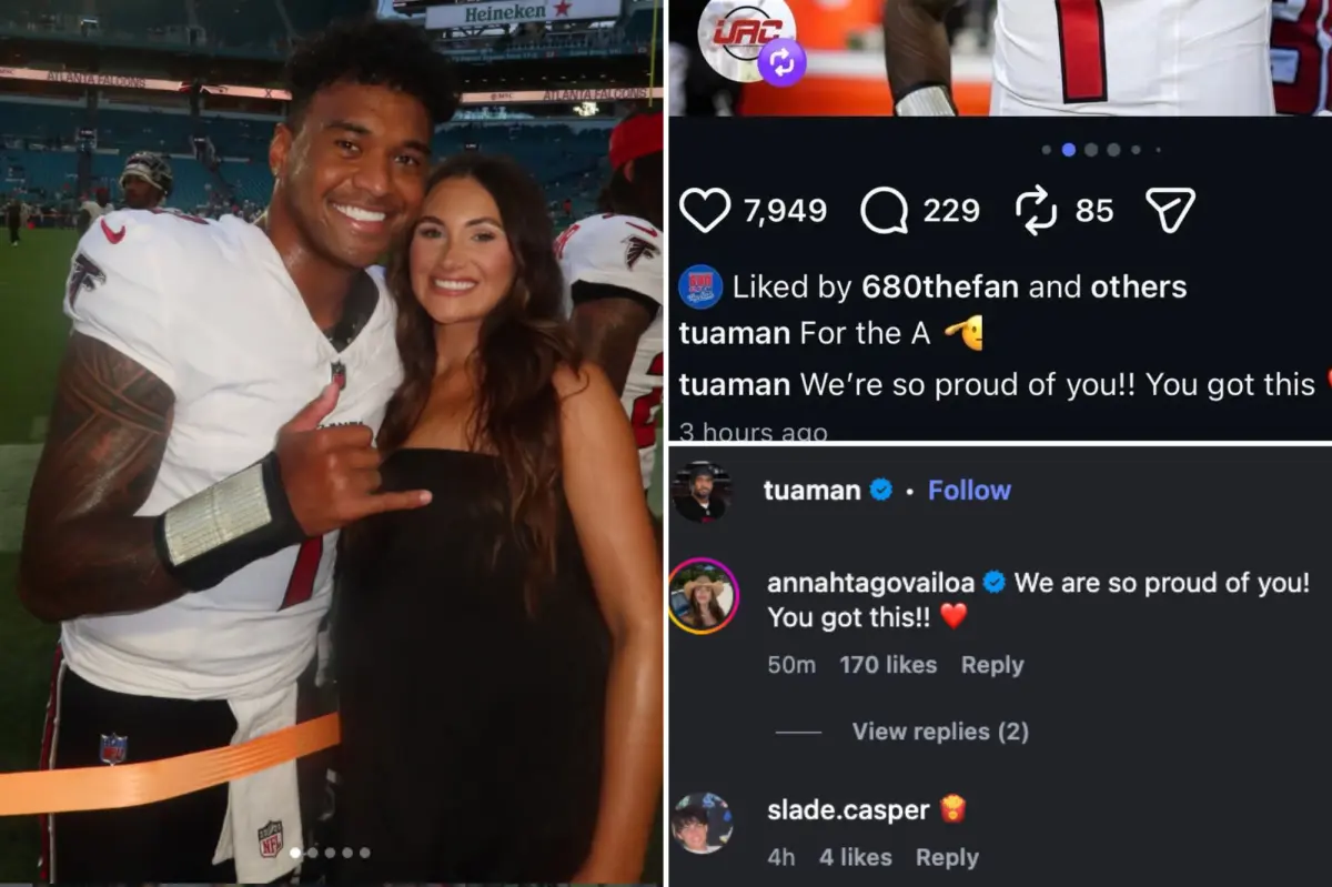 Tua Tagovailoa, wife caught in apparent ‘burner’ situation amid nightmare training camp