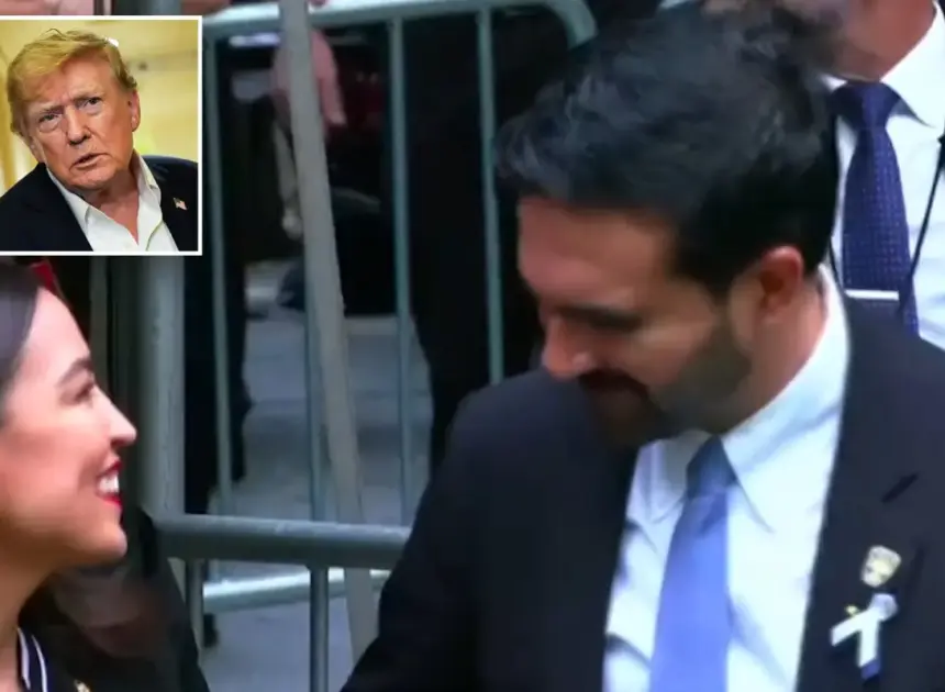 Trump slams ‘terrible’ AOC, Mamdani after DSA pair caught sharing ‘inappropriate’ laugh during 9/11 ceremony